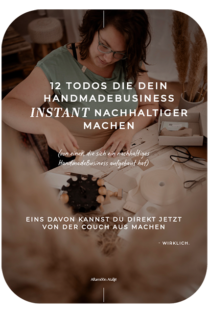 Freebie Nachhaltigeres HandmadebusinessFreebie Nachhaltigeres Handmadebusiness